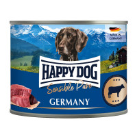 Консервы Happy Dog Sens Pure Rind для собак, с говядиной, 200 г Консервы Happy Dog Sens Pure Rind для собак, с говядиной, 200 г