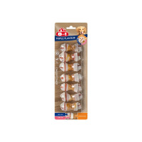 Лакомство для собак 8in1 Triple Flavour жевательные кости, XS, с мясом, 7 шт Лакомство для собак 8in1 Triple Flavour жевательные кости, XS, с мясом, 7 шт