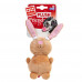 М'яка іграшка GiGwi Plush, для собак, плюшевий кролик, з пищалкою, 16 см