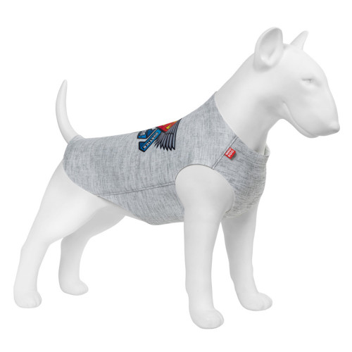 Майка WAUDOG Clothes для собак, малюнок "Супермен, правда, справедливість", S30