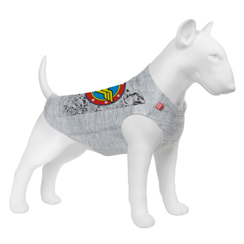 Майка WAUDOG Clothes для собак, малюнок "Диво-жінка комікс", S30
