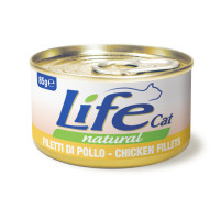 Консерва LifeCat Chicken Fillets для кошек от 6 месяцев, с куриным филе, 85 г Консерва LifeCat Chicken Fillets для кошек от 6 месяцев, с куриным филе, 85 г