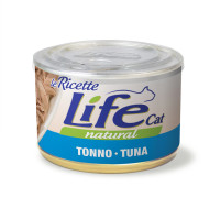 Консерва LifeCat Tuna для котів від 6 місяців, з тунцем, 150 г Консерва LifeCat Tuna для котів від 6 місяців, з тунцем, 150 г