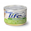 Консерва LifeCat Tuna With Chicken для котів від 6 місяців, тунець з курячим філе та печінкою, 150 г
