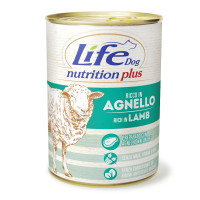 Консерва LifeDog Nutrition Plus Lamb With Rice для собак от 6 месяцев, с ягненком и рисом, 400 г Консерва LifeDog Nutrition Plus Lamb With Rice для собак от 6 месяцев, с ягненком и рисом, 400 г