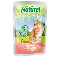 Влажный корм Naturel Salmon Chunks In Sause для кошек от 6 месяцев, с кусочками лосося в соусе, 100 г Влажный корм Naturel Salmon Chunks In Sause для кошек от 6 месяцев, с кусочками лосося в соусе, 100 г