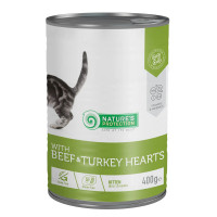Консервы Natures Protection Kitten Beef&Turkey для котят, с говядиной и индейкой, 400 г Консервы Natures Protection Kitten Beef&Turkey для котят, с говядиной и индейкой, 400 г