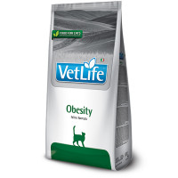 Сухой корм Farmina Vet Life Obesity для кошек, диетическое питание для снижения лишнего веса, 400 г Сухой корм Farmina Vet Life Obesity для кошек, диетическое питание для снижения лишнего веса, 400 г