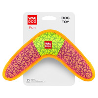 Іграшка Waudog Fun Бумеранг для собак, 24×14 см, рожева Іграшка Waudog Fun Бумеранг для собак, 24×14 см, рожева