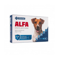 Капли Vitomax ALFA противопаразитарные, для собак весом от 4 до 10 кг, 1.6 мл, 1 пипетка Капли Vitomax ALFA противопаразитарные, для собак весом от 4 до 10 кг, 1.6 мл, 1 пипетка