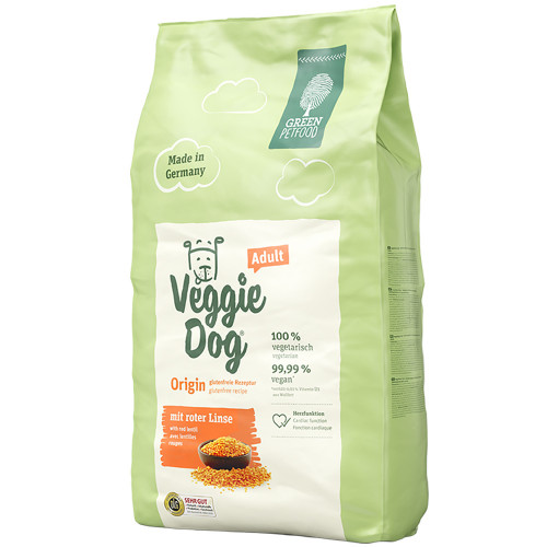 Сухий корм VeggieDog Origin Adult Red Lentil для дорослих собак, червона сочевиця, 10 кг