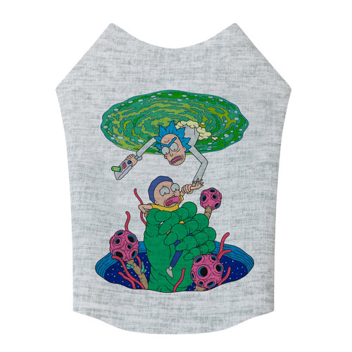 Майка Waudog Clothes для собак, малюнок "Рік і Морті 3", S30