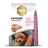 Сухой корм Amity Super Premium Adult Chicken для взрослых собак всех пород, низкозерновой, с курицей, 14 кг Сухой корм Amity Super Premium Adult Chicken для взрослых собак всех пород, низкозерновой, с курицей, 14 кг