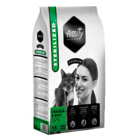 Сухой корм Amity Premium Chicken&Rice Sterilized Cats для стерилизованных кошек, с курицей и рисом, 1.5 кг Сухой корм Amity Premium Chicken&Rice Sterilized Cats для стерилизованных кошек, с курицей и рисом, 1.5 кг
