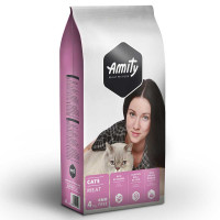 Сухой корм Amity Eco Cats Meat для кошек всех пород, мясо, 4 кг Сухой корм Amity Eco Cats Meat для кошек всех пород, мясо, 4 кг