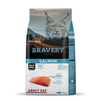 Сухой корм Bravery Salmon Adult Cat для взрослых кошек, с лососем, 7 кг Сухой корм Bravery Salmon Adult Cat для взрослых кошек, с лососем, 7 кг
