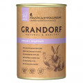 Консерви Grandorf Rabbit&Turkey для дорослих собак, з м'ясом кролика та індички, 400 г