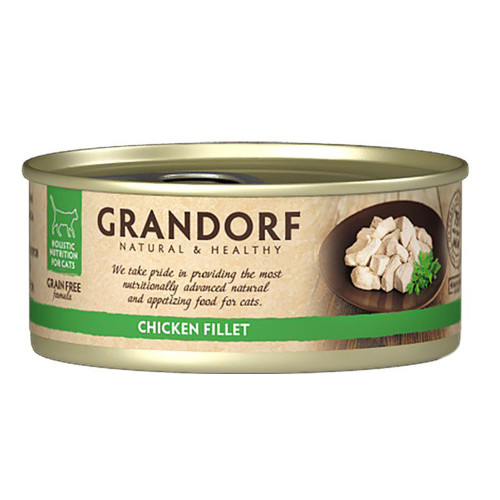 Консерви Grandorf Chicken Breast для котів, куряча грудка, 70 г