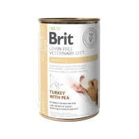 Консервы Brit VetDiets Dogs Hepatic для поддержки работы печени у собак, с индейкой и горохом, 400 г Консервы Brit VetDiets Dogs Hepatic для поддержки работы печени у собак, с индейкой и горохом, 400 г