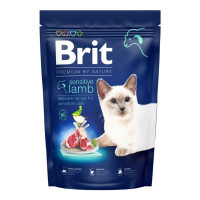Сухий корм Brit Premium By Nature Cat Sensetive для котів з чутливим травленням, з ягням, 1.5 кг Сухий корм Brit Premium By Nature Cat Sensetive для котів з чутливим травленням, з ягням, 1.5 кг