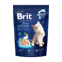Сухий корм Brit Premium By Nature Kitten для кошенят від 1 до 12 місяців, з куркою, 800 г Сухий корм Brit Premium By Nature Kitten для кошенят від 1 до 12 місяців, з куркою, 800 г