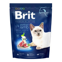 Сухой корм Brit Premium By Nature Sterilised для стерилизованных кошек, с ягненком, 300 г Сухой корм Brit Premium By Nature Sterilised для стерилизованных кошек, с ягненком, 300 г