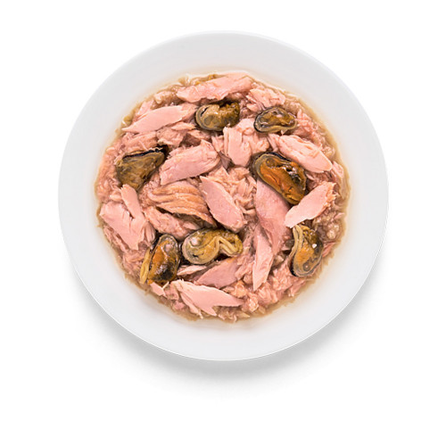 Консерви Grandorf Tuna Fillet&Mussels для котів, філе тунця з мідіями, 70 г