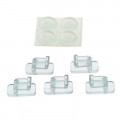 Кліпси для скла (5x) і ніжки (4x) для EHEIM aquastyle_nano shrimp