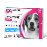 Капли Boehringer Ingelheim Frontline TRI-ACT от блох и клещей для собак, M, 10-20 кг, цена за 1 пипетку Капли Boehringer Ingelheim Frontline TRI-ACT от блох и клещей для собак, M, 10-20 кг, цена за 1 пипетку