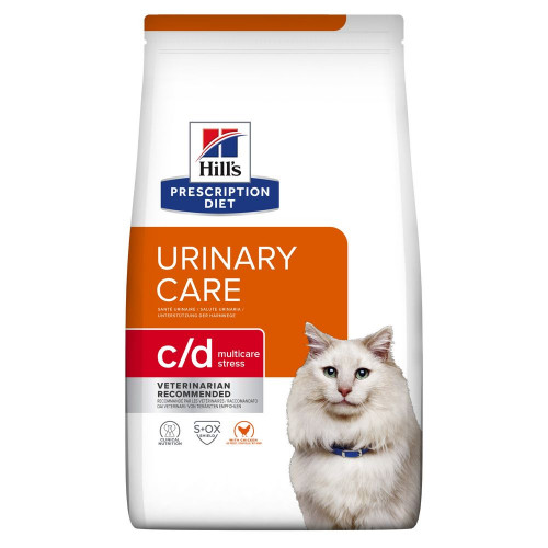 Сухий корм Hills Prescription Diet C/D Multicare Stress для котів, під час стресу у котів, з куркою, 8 кг
