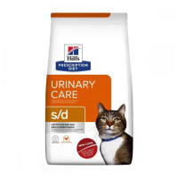 Сухой корм Hills Prescription Diet S/D для кошек с мочекаменной болезнью, 3 кг Сухой корм Hills Prescription Diet S/D для кошек с мочекаменной болезнью, 3 кг