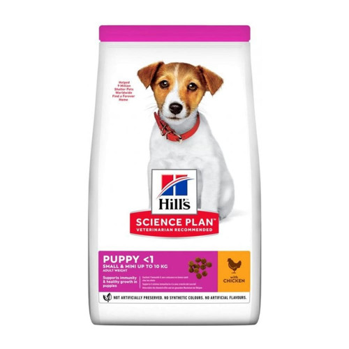 Сухий корм Hill’s Science Plan Puppy Smal&Mini для цуценят малих і мініатюрних порід, з куркою, 6 кг