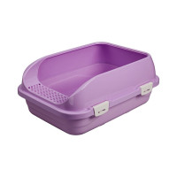Туалет AnimAll для кошек, под наполнитель, с лопаткой, 58×42×24 см, фиолетовый Туалет AnimAll для кошек, под наполнитель, с лопаткой, 58×42×24 см, фиолетовый
