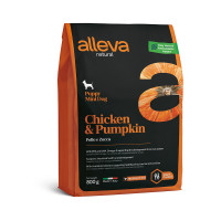 Сухий корм Alleva Natural Puppy Chicken&Pumpkin Mini для цуценят дрібних порід, курка та гарбуз, 800 г Сухий корм Alleva Natural Puppy Chicken&Pumpkin Mini для цуценят дрібних порід, курка та гарбуз, 800 г