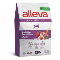Сухий корм Alleva Equilibrium Sensitive Duck Adult Cat для котів з чутливим травленням, качка, 1.5 кг Сухий корм Alleva Equilibrium Sensitive Duck Adult Cat для котів з чутливим травленням, качка, 1.5 кг