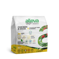 Сухий корм Alleva Holistic Hairball Cat Adult Chicken&Duck для виведення шерсті у котів, курка та качка, 400 г