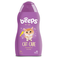 Шампунь Beeps Cat Care Shampoo для котів, з екстрактом вівсяних пластівців та ароматом винограду, 502 мл Шампунь Beeps Cat Care Shampoo для котів, з екстрактом вівсяних пластівців та ароматом винограду, 502 мл