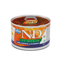 Влажный корм Farmina N&D Grain Free Pumpkin Lamb Adult Mini для собак мелких пород, тыква/ягненок/черника, 140 г Влажный корм Farmina N&D Grain Free Pumpkin Lamb Adult Mini для собак мелких пород, тыква/ягненок/черника, 140 г
