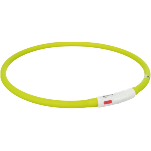 Нашийник Trixie Flash Light USB XS-XL світиться, 70 см х 10 мм, зелений