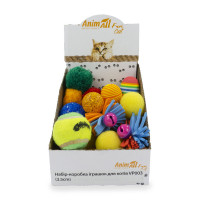 Набор игрушек AnimAll Fun Cat для кошек, VP003, 24 шт. Набор игрушек AnimAll Fun Cat для кошек, VP003, 24 шт.