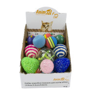 Набор игрушек AnimAll Fun Cat для кошек, VP021, 30 шт. Набор игрушек AnimAll Fun Cat для кошек, VP021, 30 шт.