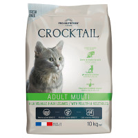 Сухий корм Pro-Nutrition Flatazor Crocktail Adult Multi для дорослих котів, з птицею та овочами, 10 кг Сухий корм Pro-Nutrition Flatazor Crocktail Adult Multi для дорослих котів, з птицею та овочами, 10 кг