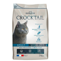 Сухой корм Pro-Nutrition Flatazor Crocktail Adult Sterilized Fish для стерилизованных кошек, с рыбой, 2 кг Сухой корм Pro-Nutrition Flatazor Crocktail Adult Sterilized Fish для стерилизованных кошек, с рыбой, 2 кг