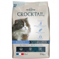 Сухий корм Pro-Nutrition Flatazor Crocktail Adult Sterilized Chicken для стерилізованих котів, з куркою, 2 кг Сухий корм Pro-Nutrition Flatazor Crocktail Adult Sterilized Chicken для стерилізованих котів, з куркою, 2 кг