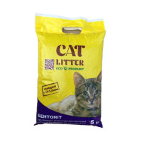 Бентонітовий наповнювач Cat Litter для домашніх тварин, середня фракція (1.5-3.5 мм), 5 кг Бентонітовий наповнювач Cat Litter для домашніх тварин, середня фракція (1.5-3.5 мм), 5 кг