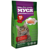 Сухой корм Муся Классический для кошек, 10 кг Сухой корм Муся Классический для кошек, 10 кг