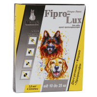 Капли Modes Fipro-Lux противопаразитарные для собак весом 10-25 кг, 2 мл, цена за 1 пипетку Капли Modes Fipro-Lux противопаразитарные для собак весом 10-25 кг, 2 мл, цена за 1 пипетку