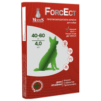 Капли Modes ForcEct противопаразитарные для собак весом 40-60 кг, 4 мл, цена за 1 пипетку Капли Modes ForcEct противопаразитарные для собак весом 40-60 кг, 4 мл, цена за 1 пипетку