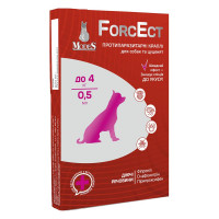 Капли Modes ForcEct противопаразитарные для собак и щенков весом до 4 кг, 0.5 мл, цена за 1 пипетку Капли Modes ForcEct противопаразитарные для собак и щенков весом до 4 кг, 0.5 мл, цена за 1 пипетку