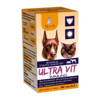 Витаминно-минеральный комплекс Modes Ultra Vit Immuno для повышения иммунитета собак и кошек, 140 табл Витаминно-минеральный комплекс Modes Ultra Vit Immuno для повышения иммунитета собак и кошек, 140 табл